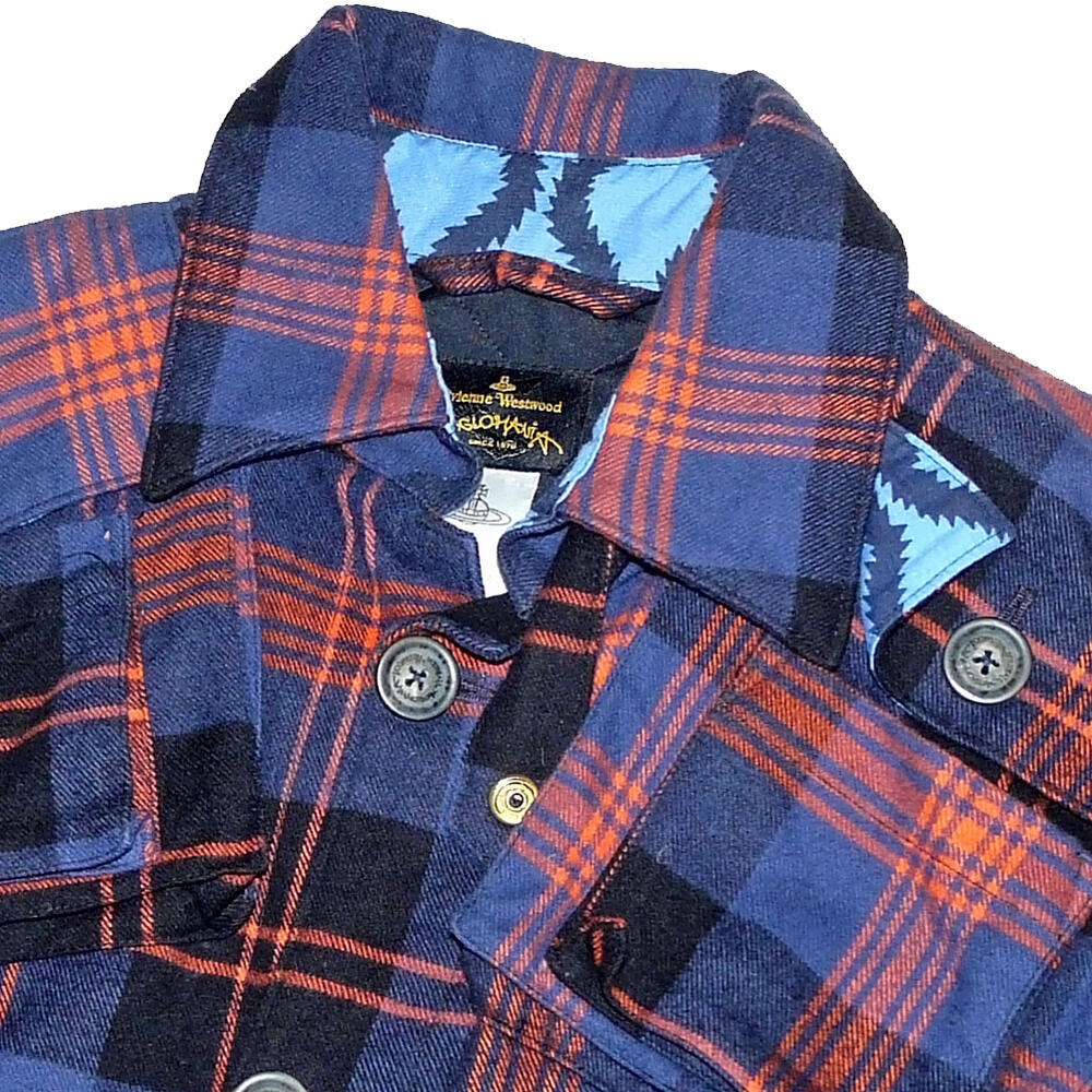 あ*♡様 Vivienne Westwood ラガーシャツ 青オレンジ あ*♡様 Vivienne