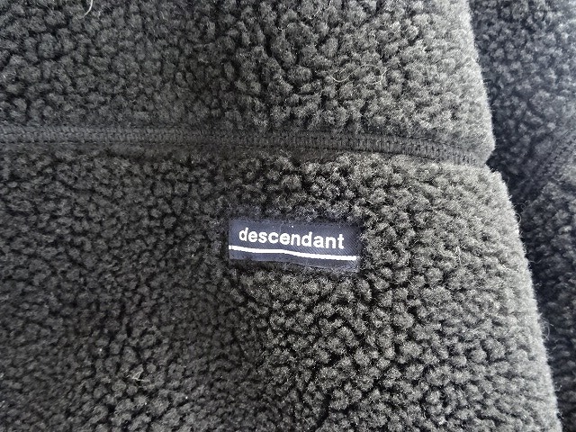 楽天市場】DESCENDANT ディセンダント 22AW MANCHOT FLEECE JACKET