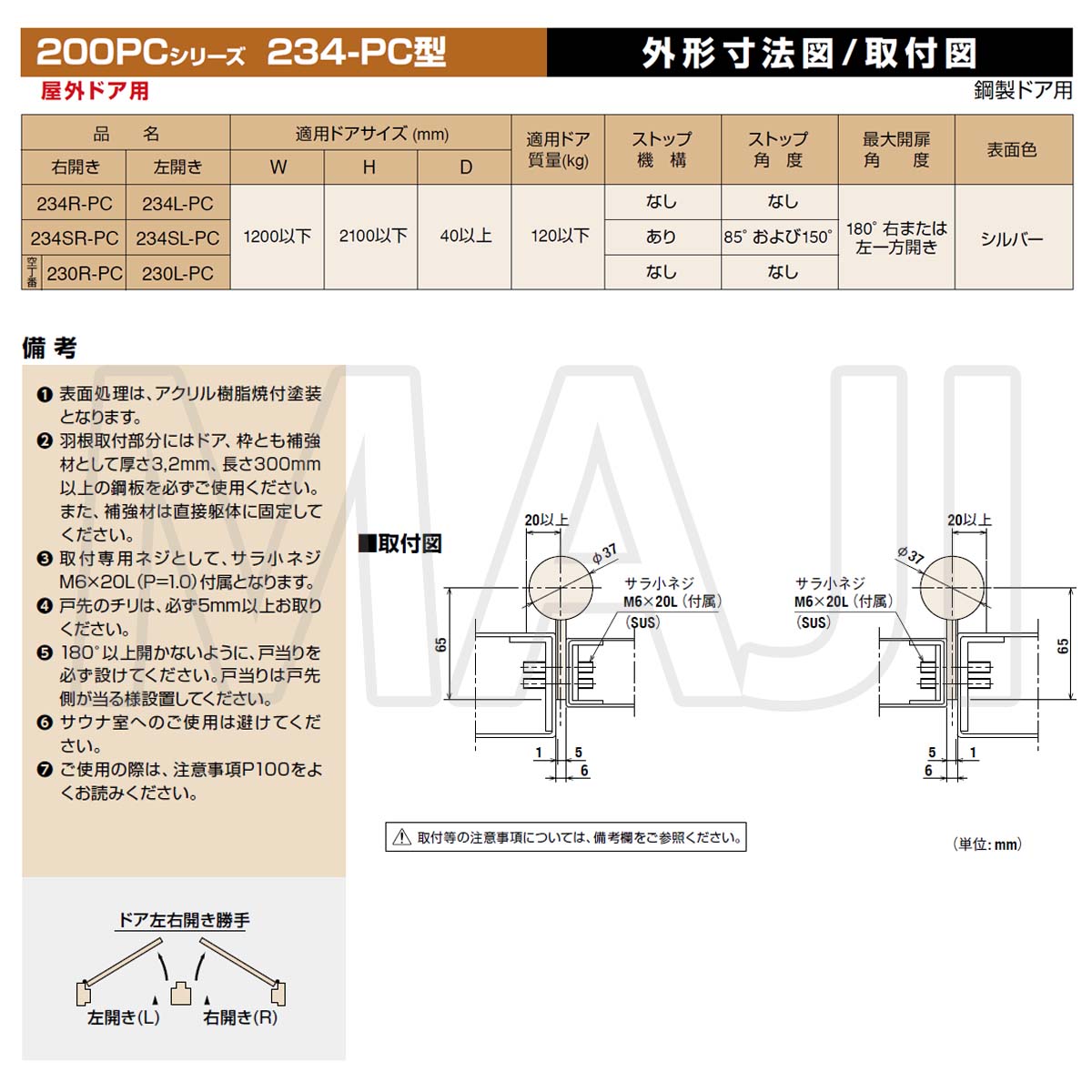 楽天市場】日東工器（デンセイ） オートヒンジ丁番型 200PCシリーズ