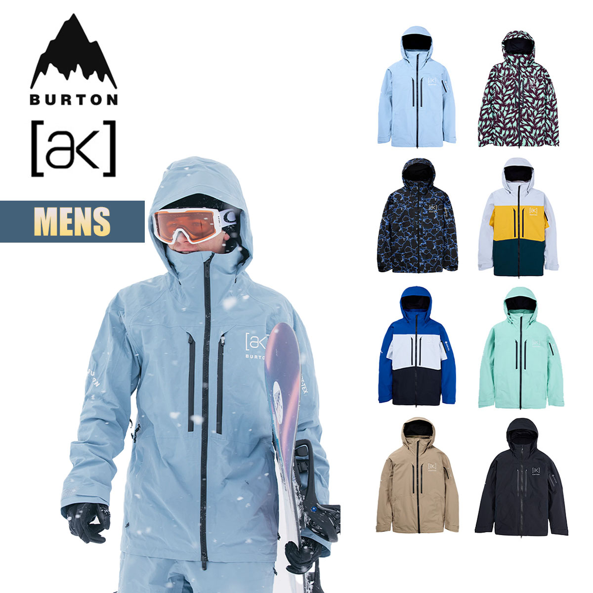 BURTON バートン スノーボードウェア(上) チェック柄 サイズL Burton