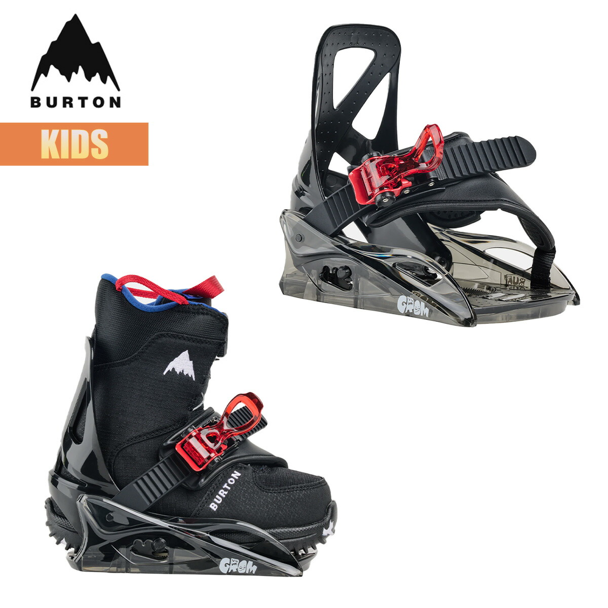 楽天市場】バートン ビンディング キッズ 25-26 Burton グロム