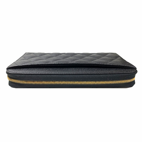 楽天市場】≪Brand new≫ CHANEL Zip Long Walette Black Gold ≪新品