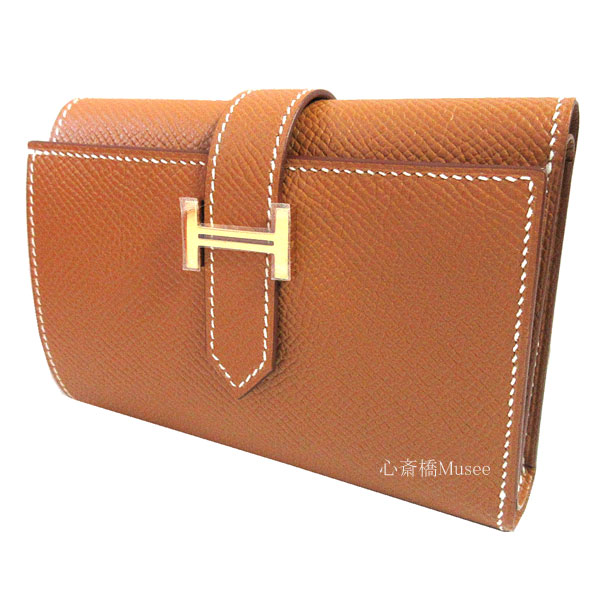 楽天市場】≪Brand new≫ HERMES Bearn Combine Gold Gold Backle