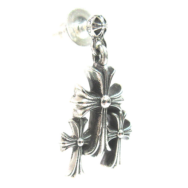楽天市場】≪ Brand new ≫Chrome Hearts Earrings Triple Cross 3CH