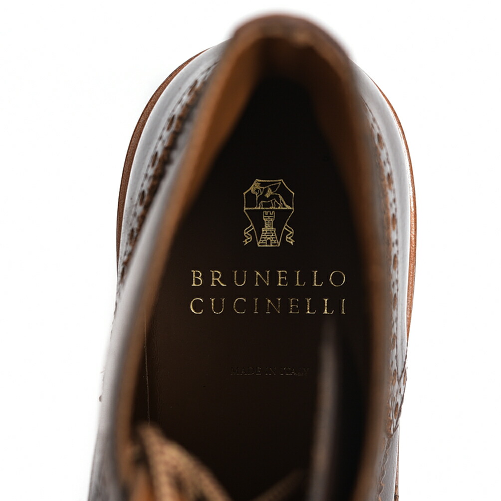 楽天市場】ブルネロクチネリ BRUNELLO CUCINELLI フルブローグ ブーツ