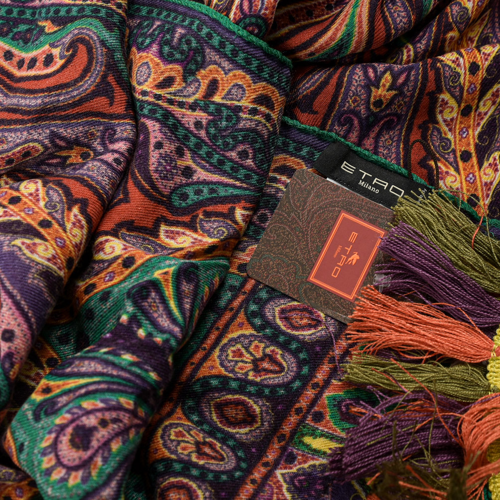 楽天市場】エトロ ETRO ストール マフラー 秋冬 メンズ レディース