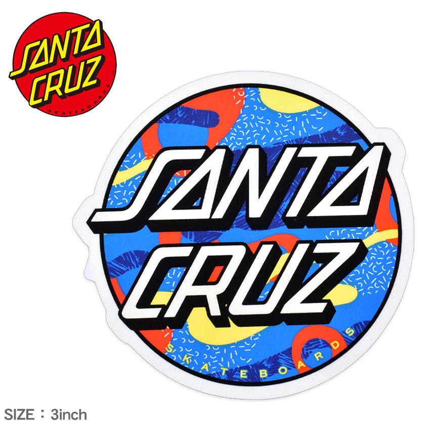 楽天市場】【ネコポス配送】サンタ クルーズ ステッカー SANTA CRUZ