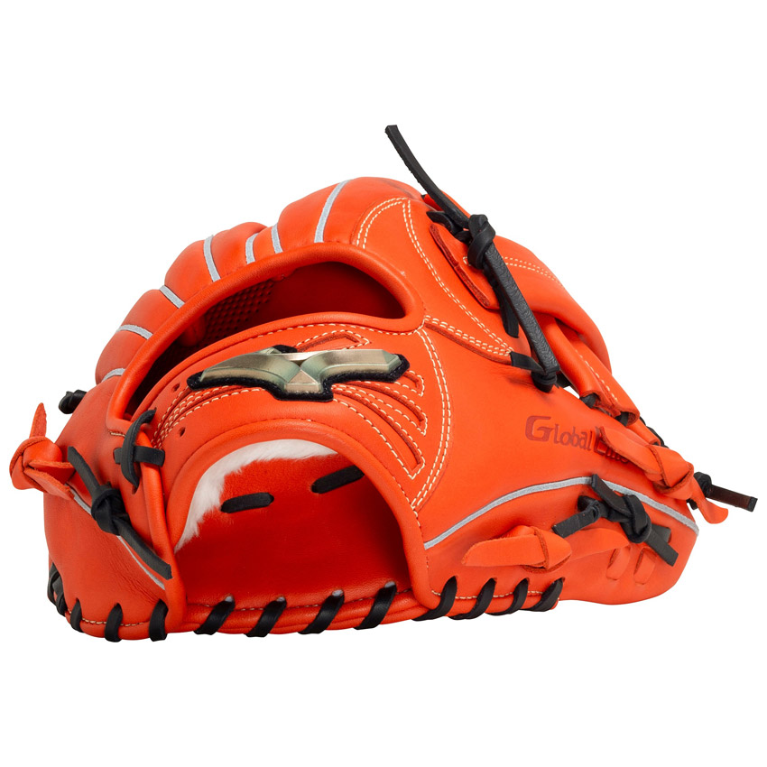 Mizuno Global Elite 4 Series 軟式グローブ オレンジ Mizuno Global