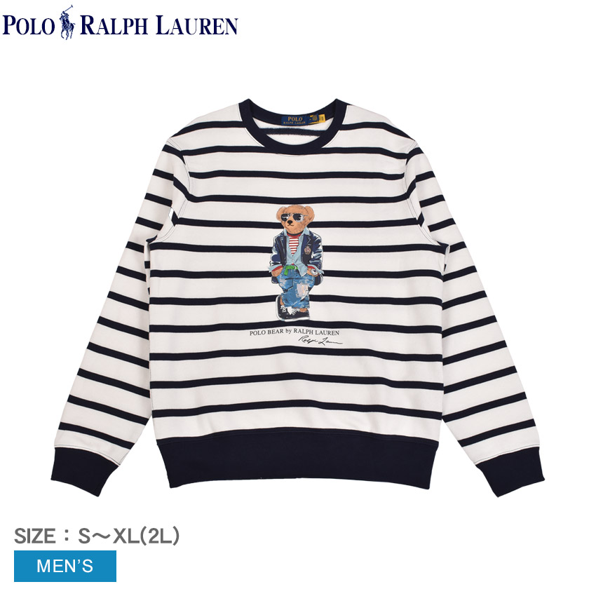 楽天市場】ポロ ラルフローレン スウェット メンズ L／S BORDER BEAR