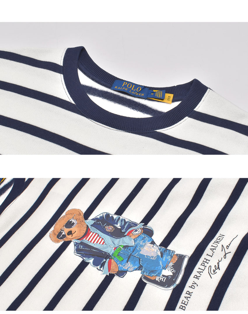 楽天市場】ポロ ラルフローレン スウェット メンズ L／S BORDER BEAR