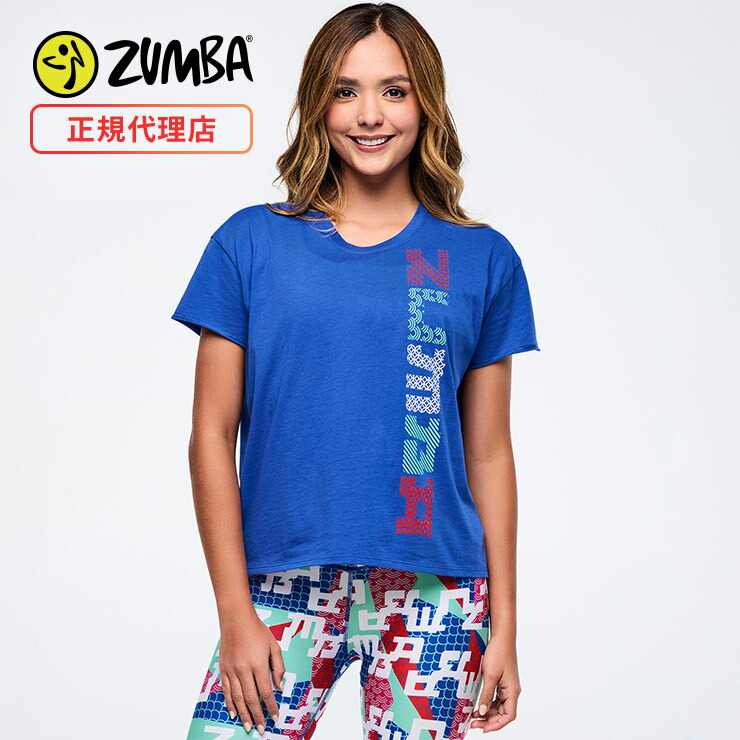 楽天市場】zumba ウェア 正規（カラーブルー）（スポーツ・アウトドア