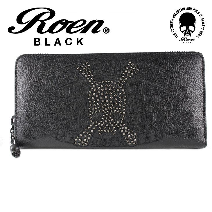 楽天市場】Roen ロエン 財布 ウォレット 長財布 ラウンドジップ 刺繍