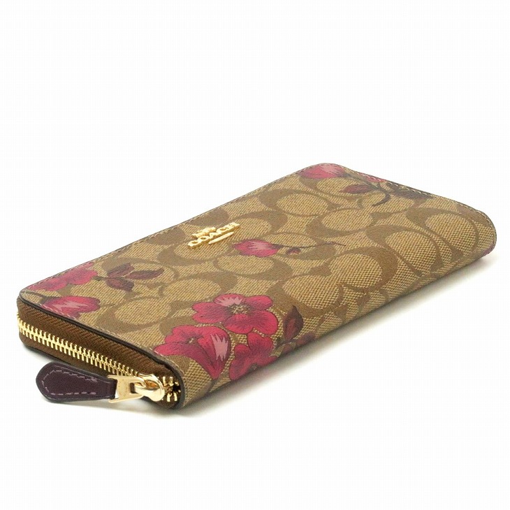 楽天市場】コーチ COACH 財布 レディース 長財布 花柄 ラウンド