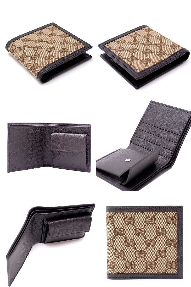 楽天市場】グッチ GUCCI 財布 二つ折り財布 メンズ 新作 小銭入れ付