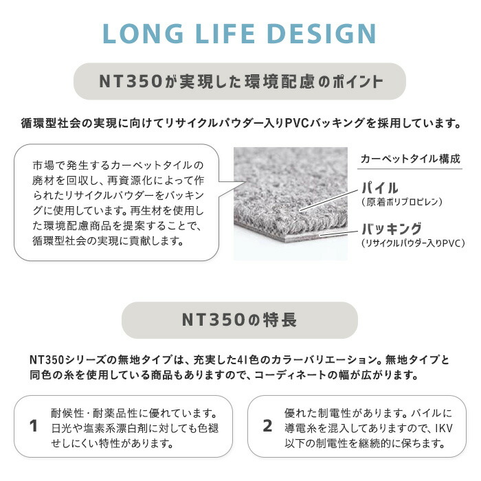 楽天市場】【タイルカーペット】50×50 サンゲツ NT-490 プランタ 厚み