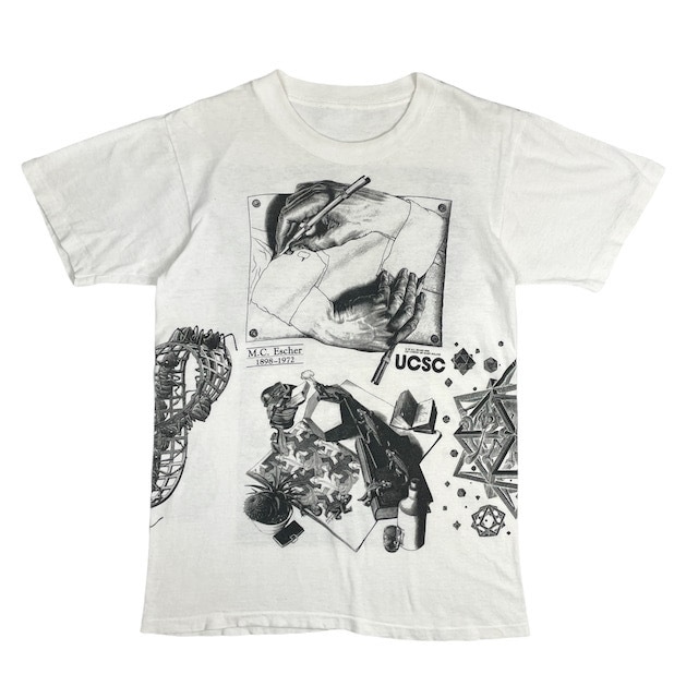 楽天市場】90's M.C Escher Multi Print T-Shirt / ミスターエッシャー