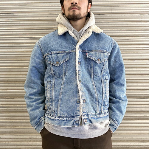楽天市場】80's Levi's Denim Boa Jacket (80年代 リーバイス デニム
