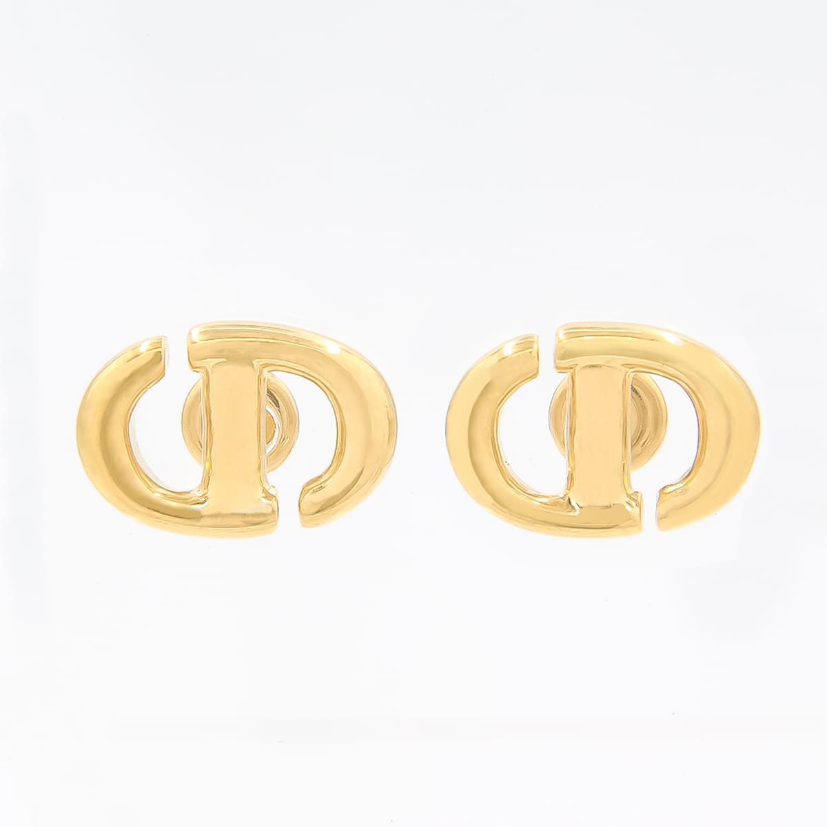 楽天市場】Dior ディオール ピアス スタッド CD NAVY スタッドピアス