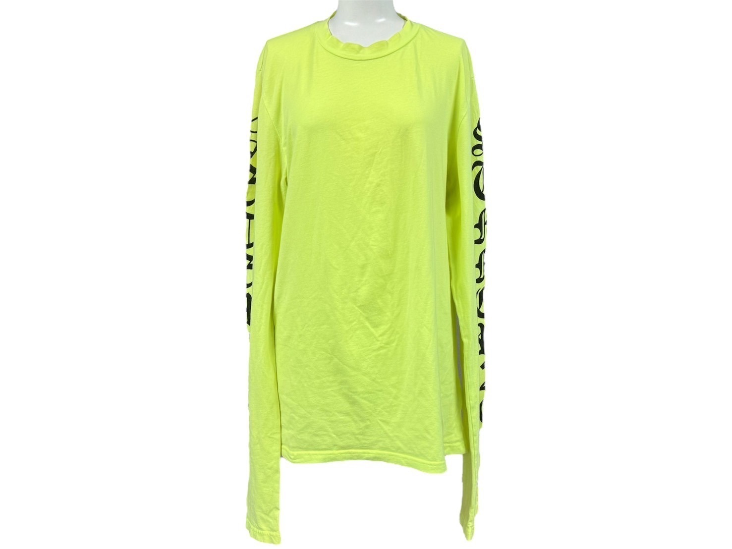 楽天市場】VETEMENTS ヴェトモン 長袖Tシャツ アームロゴプリント