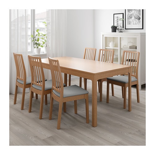 楽天市場】[IKEA/イケア/通販]EKEDALEN エーケダーレン 伸長式テーブル
