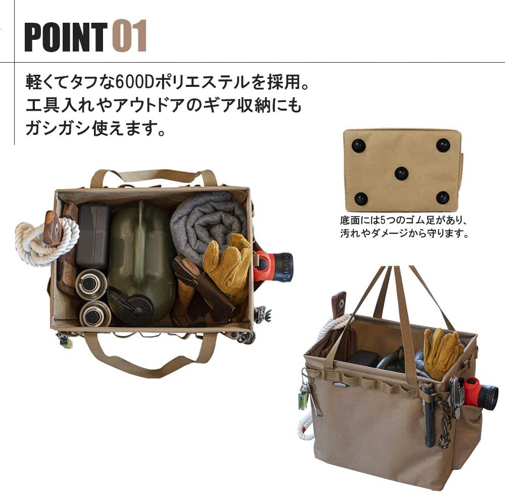 WHATNOT 2WAYタクティカルコット サンドベージュ 収納バッグ付き