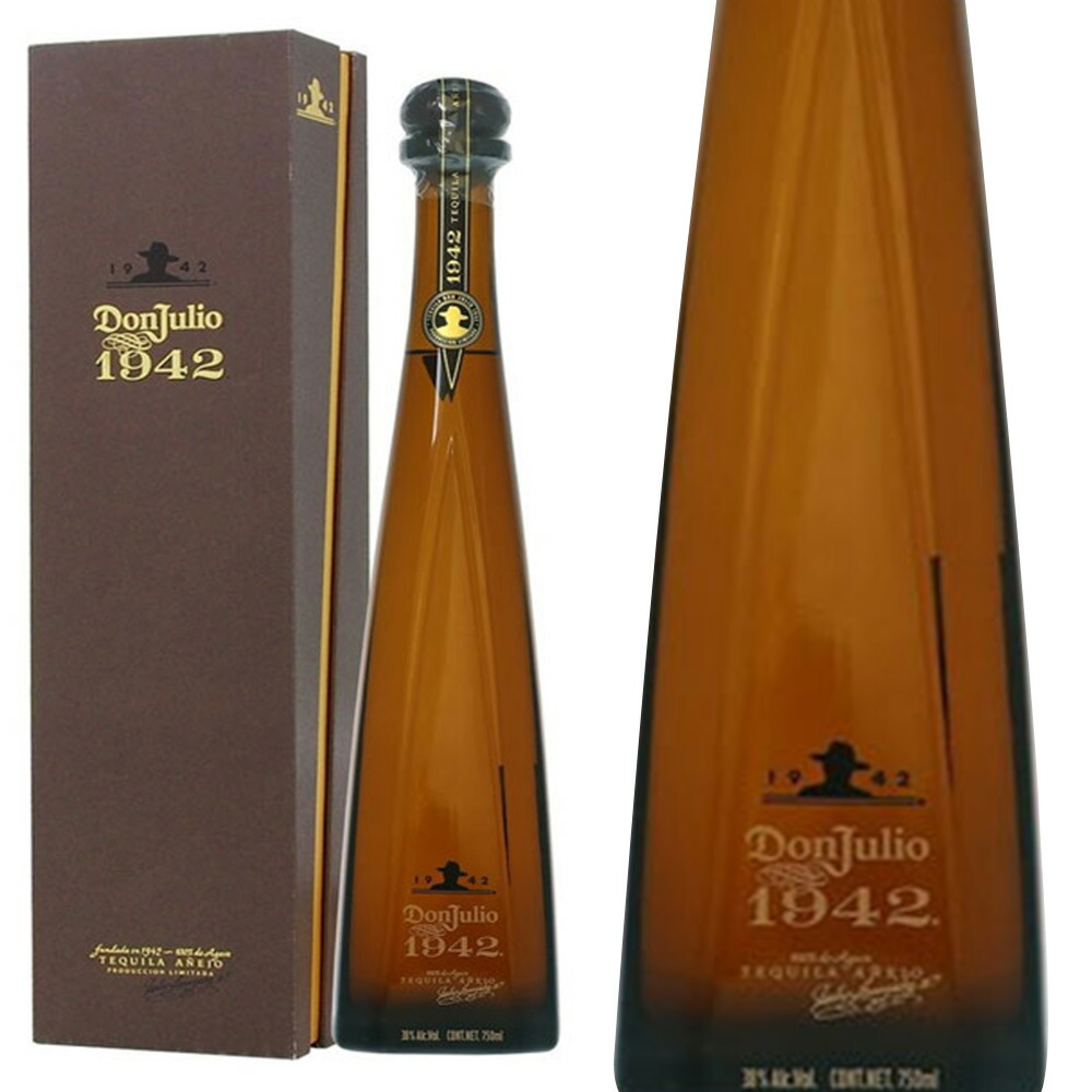 楽天市場】ドン フリオ 1942 テキーラ 750ml 38％ 正規品 箱入り
