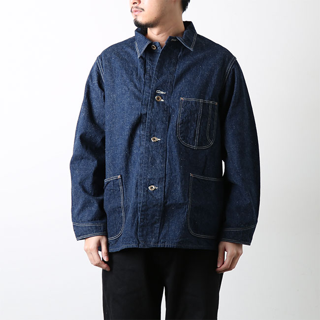 楽天市場】[01-6150-81]orSlow(オアスロウ) 40's DENIM COVER ALL One