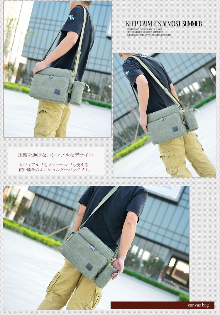nonnative ネイビー キャンバス ショルダーバッグ ショルダーバッグ
