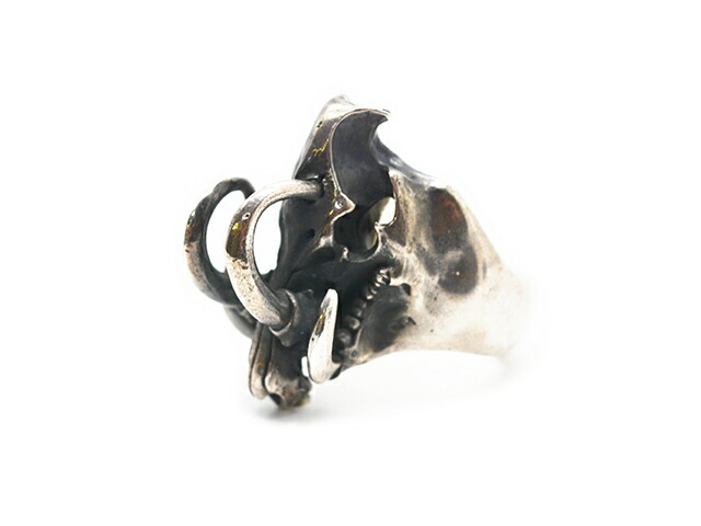 楽天市場】【MAD CULT/マッドカルト】「Babirusa Skull Head Ring