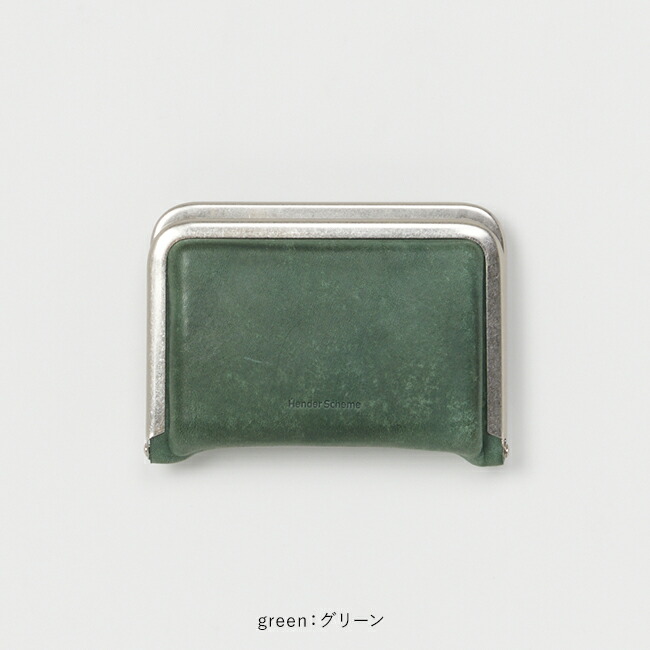 エンダースキーマ Hender scheme 3d purse green