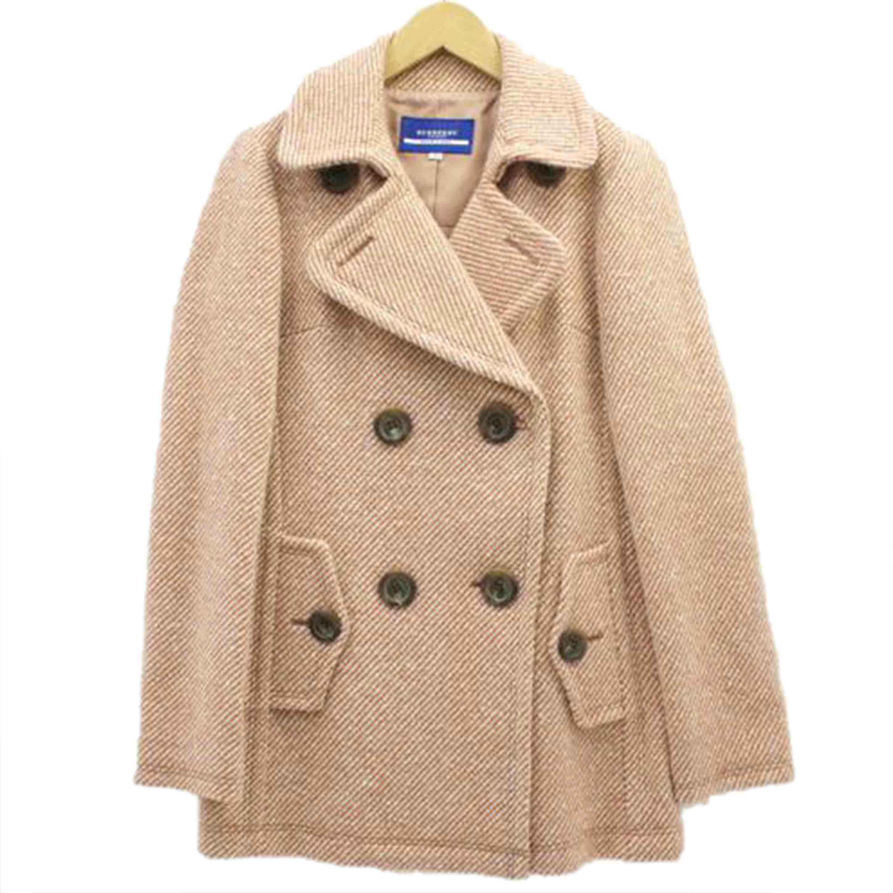 楽天市場】BURBERRY LONDON BLUE LABEL バーバリー/Pコート・PK/FCF46