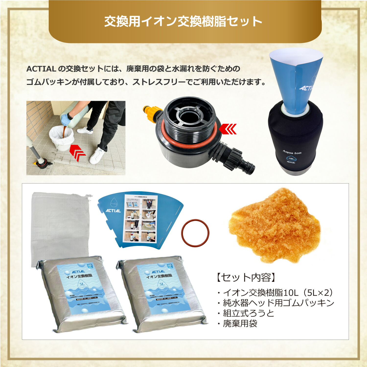 楽天市場】【楽天ランキング1位】ACTIAL 純水器 イオン交換樹脂 洗車