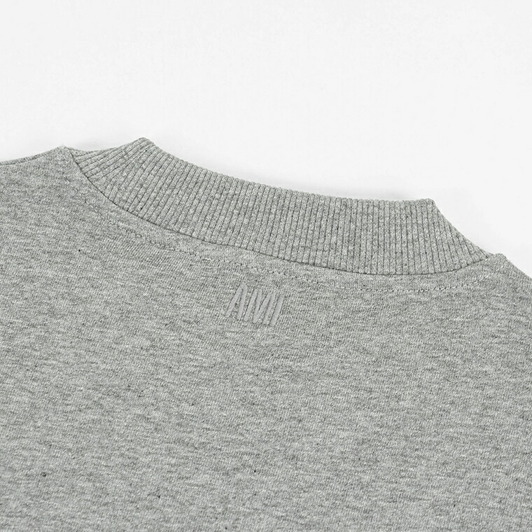 楽天市場】アミ AMI メンズ 長袖Tシャツ UTS200 701 GRIS CHINE グレー