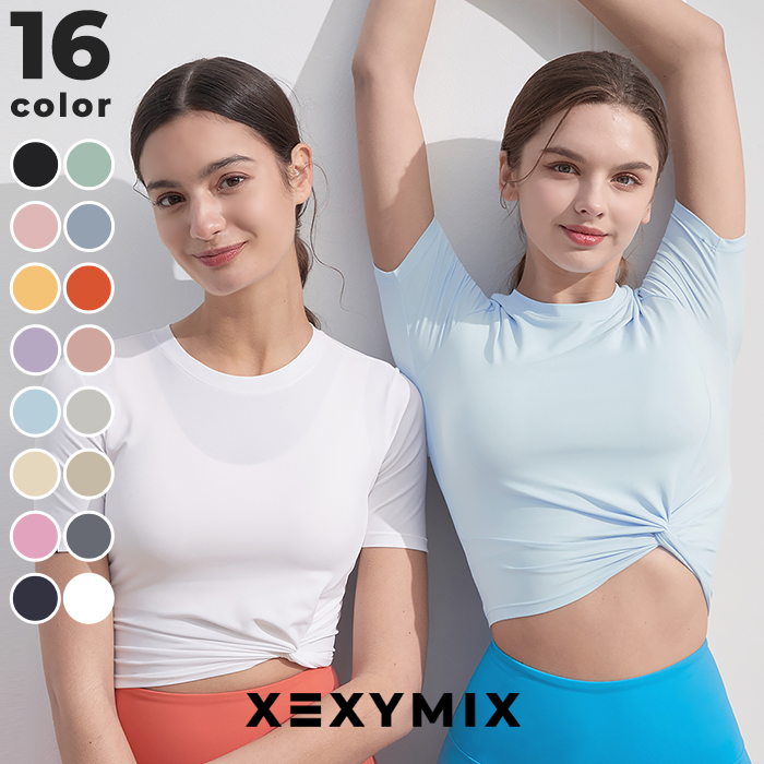 楽天市場】ゼクシィミックス xexymix 半袖 Tシャツ ヨガウェア