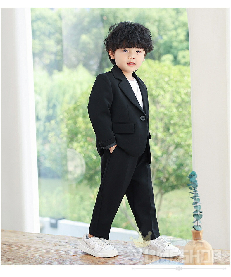 楽天市場】4点セット 子供服 フォーマル スーツ 男の子 子供 スーツ