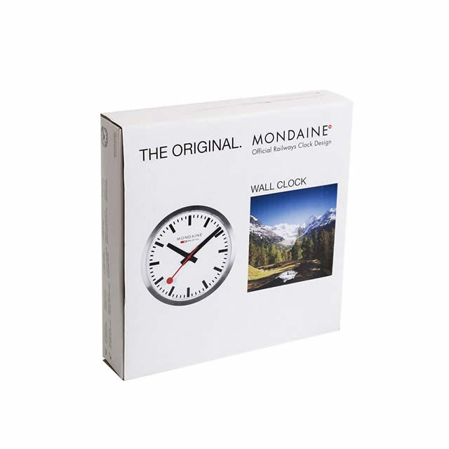 楽天市場】MONDAINE モンディーン 掛時計 ウォールクロック ホワイト