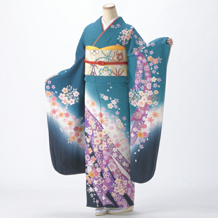 楽天市場】【中古】【購入品】振袖 フルセット Mサイズ 辻が花
