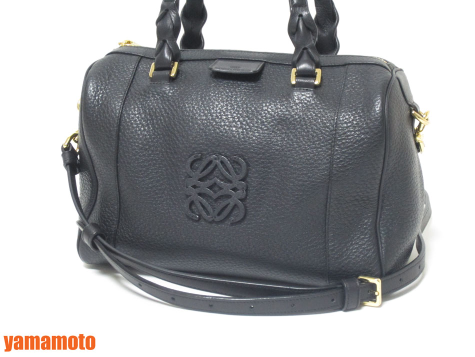 楽天市場】LOEWE ロエベ ミニボストンバッグ ショルダーバッグ 2WAY