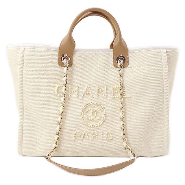 楽天市場】【ご褒美に☆】CHANEL シャネル パール ドーヴィル 2Way