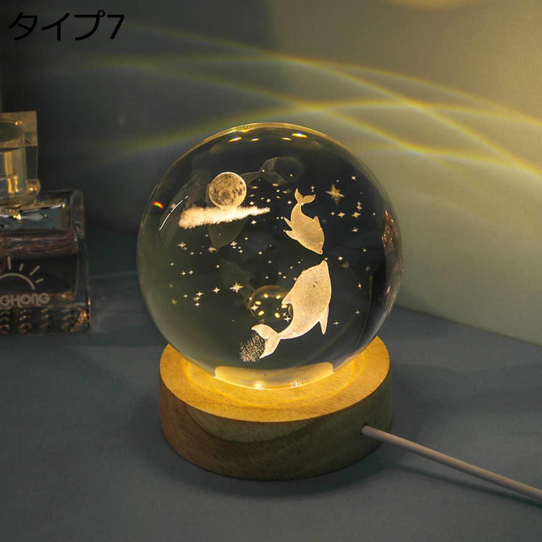 楽天市場】【20%OFFクーポン】クリスタルボール 宇宙 太陽系 3D