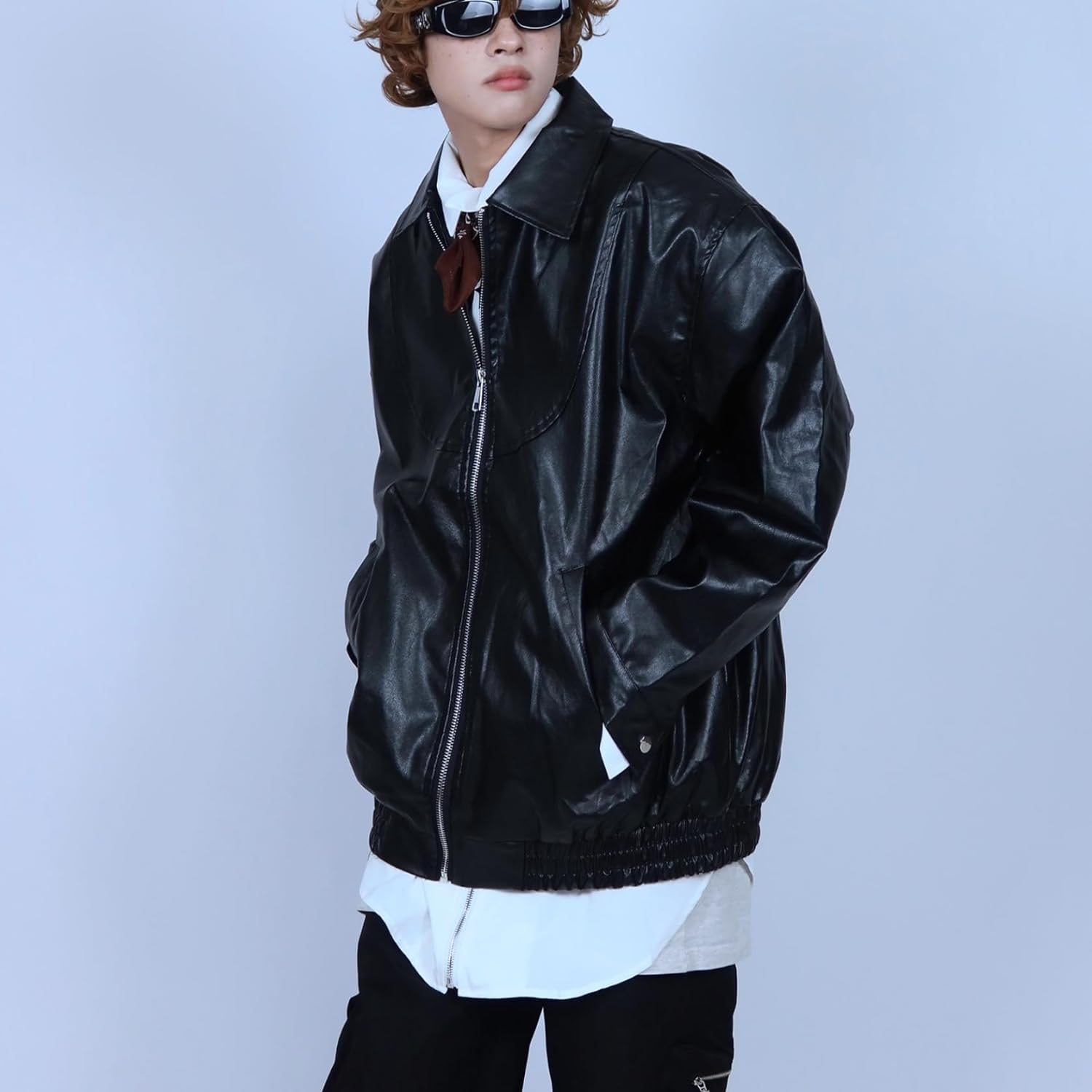 楽天市場】【20%OFFクーポン〜】春秋 レザージャケット ライダース