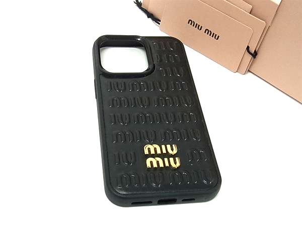 楽天市場】□極美品□ miumiu ミュウミュウ iPhone13 Pro 対応