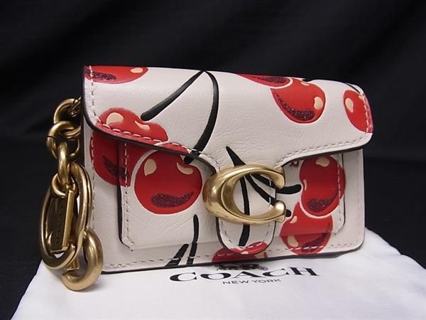 楽天市場】□新品□未使用□ COACH コーチ CA334 レザー チェリー