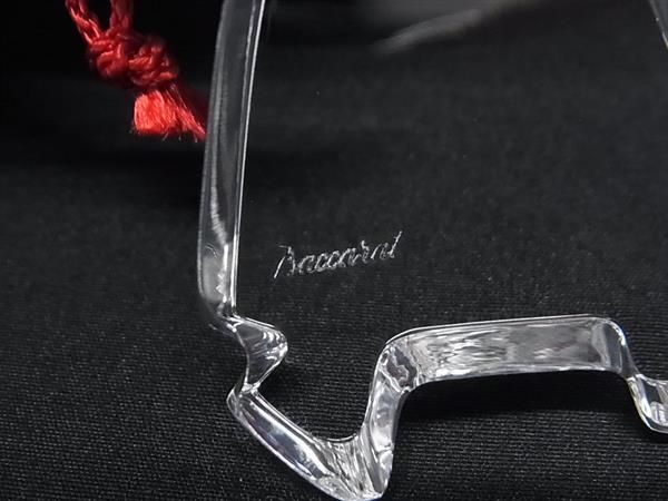 美品 Baccarat バカラ ノエル スレーディング ベア クリスタル バカラ