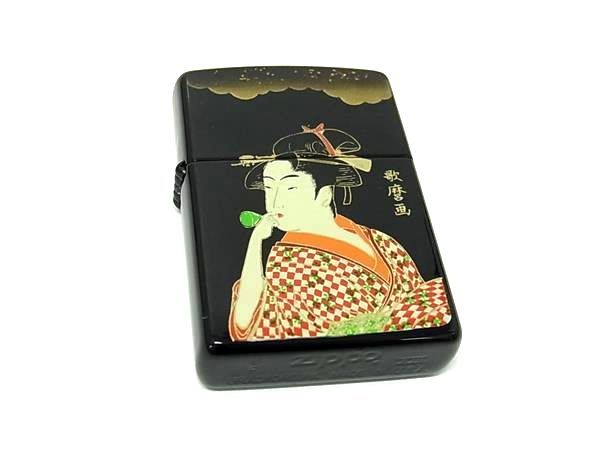 楽天市場】□新品□未使用□ ZIPPO ジッポー 本金蒔絵 歌麿 1997年