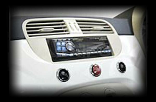 楽天市場】GE-FT102G FIAT 500/500C1DINサイズのカーAV取付キット