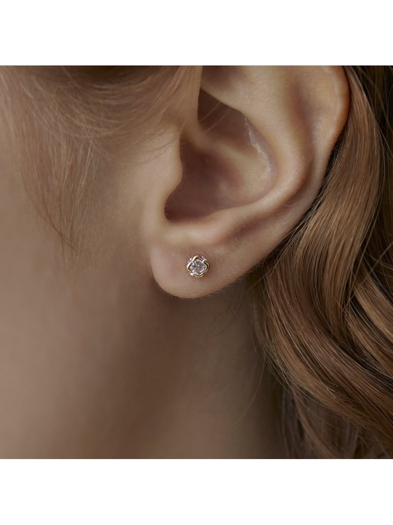 楽天市場】K10イエローゴールド ピアス 4℃ ヨンドシー アクセサリー