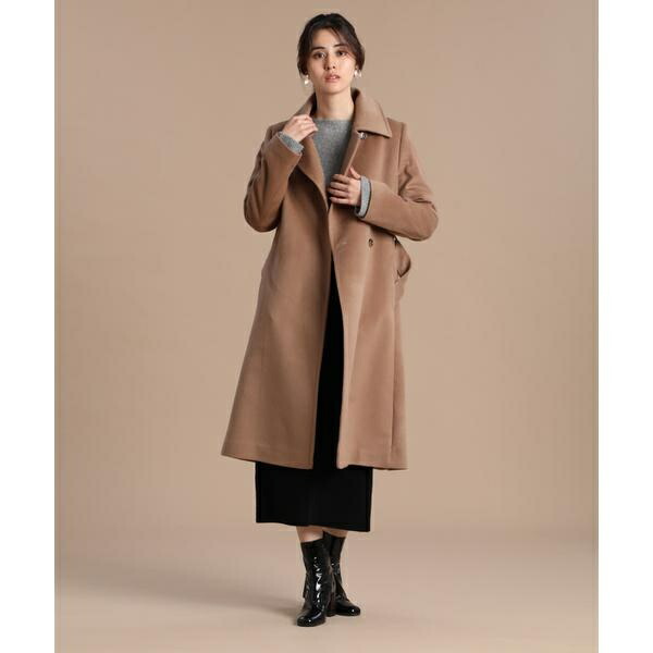 楽天市場】《大きいサイズ》カシミヤコート【INED】／イネド（INED