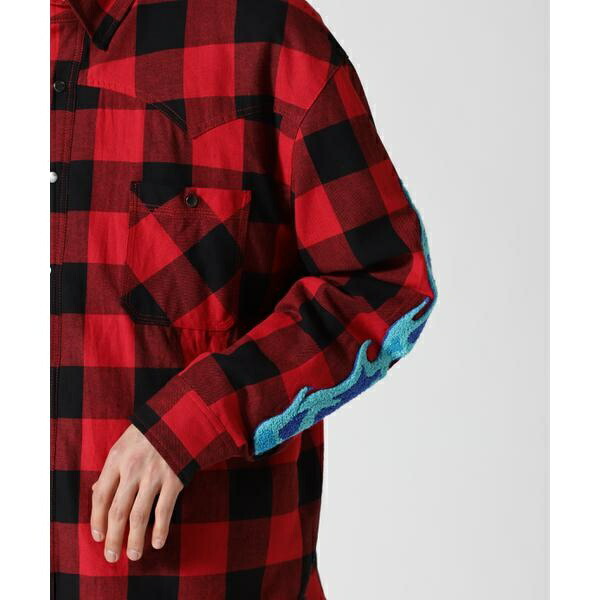 楽天市場】MAYO／メイヨー／Embroidery Maria Check Shirt／ロイヤル
