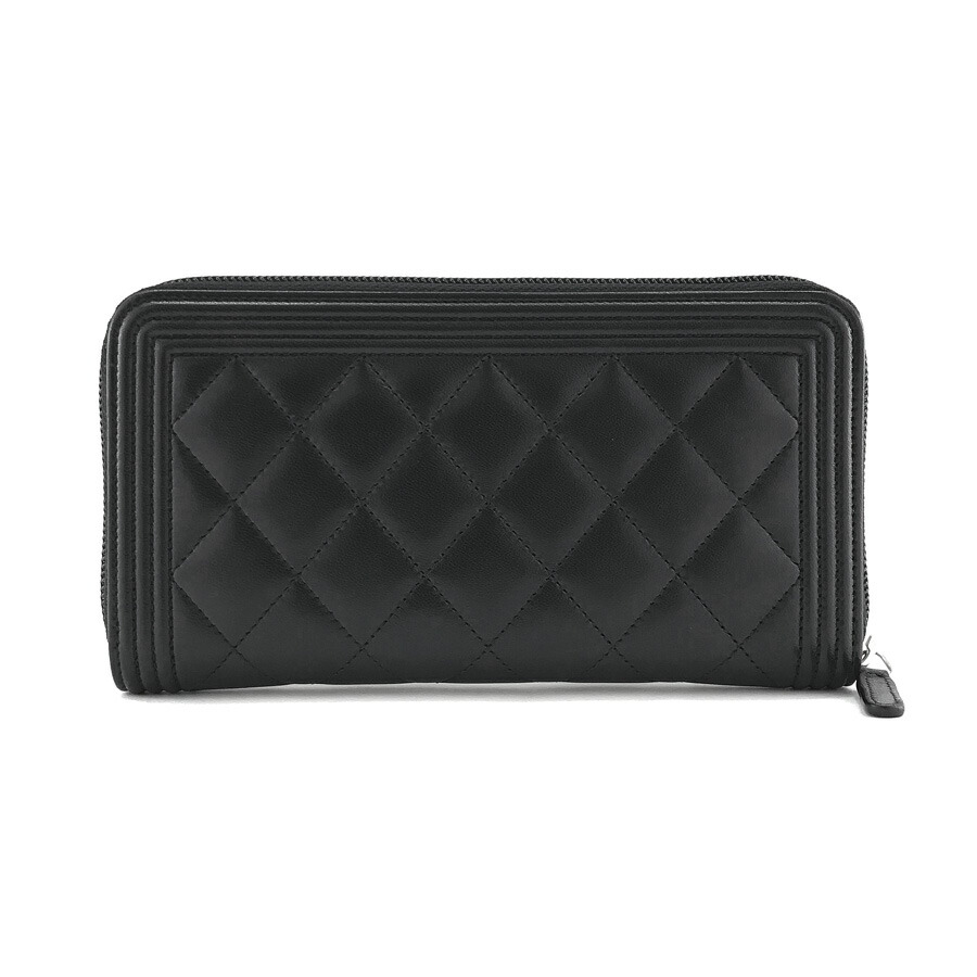 楽天市場】シャネル 長財布 CHANEL ボーイシャネル ラウンドファスナー